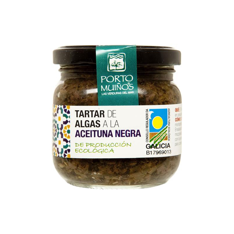 TÁRTAR DE ALGAS A LA ACEITUNA NEGRA ECO B-207